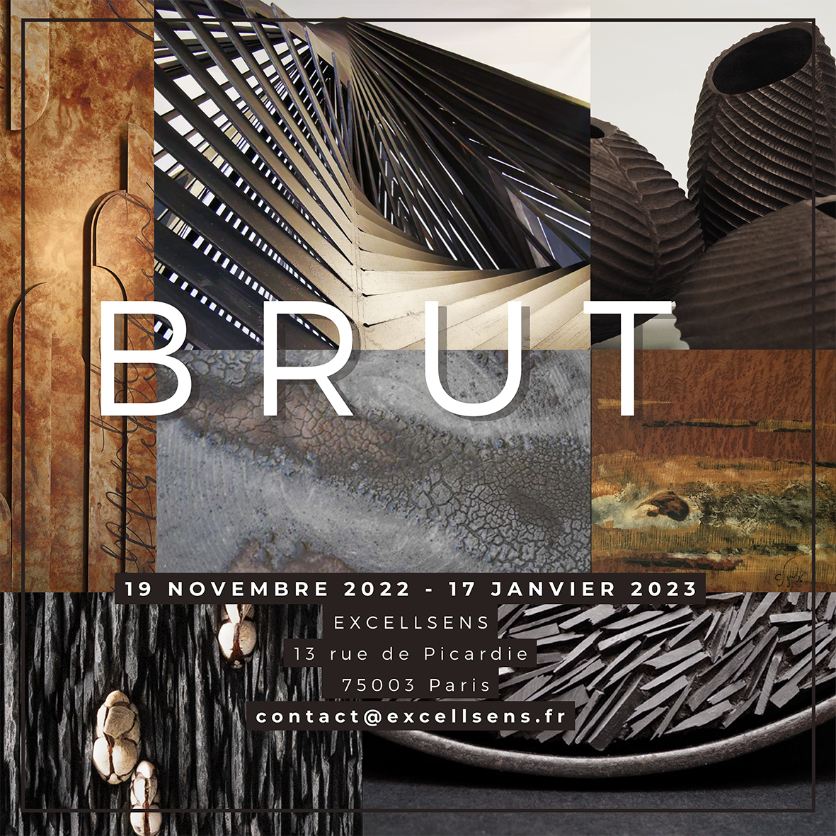 Exposition BRUT - Galerie EXCELLSENS